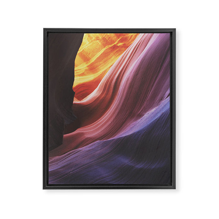 Antelope Canyon Framed Canvas Print Gallery Image 1