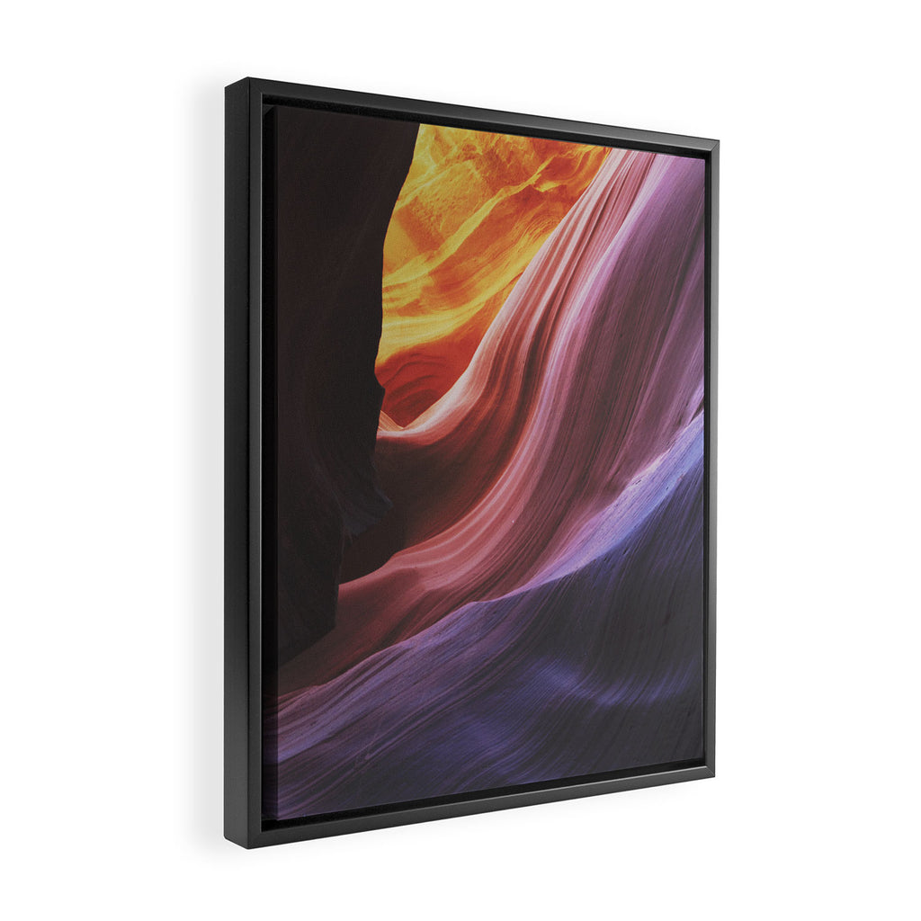 Antelope Canyon Framed Canvas Print Gallery Image 2