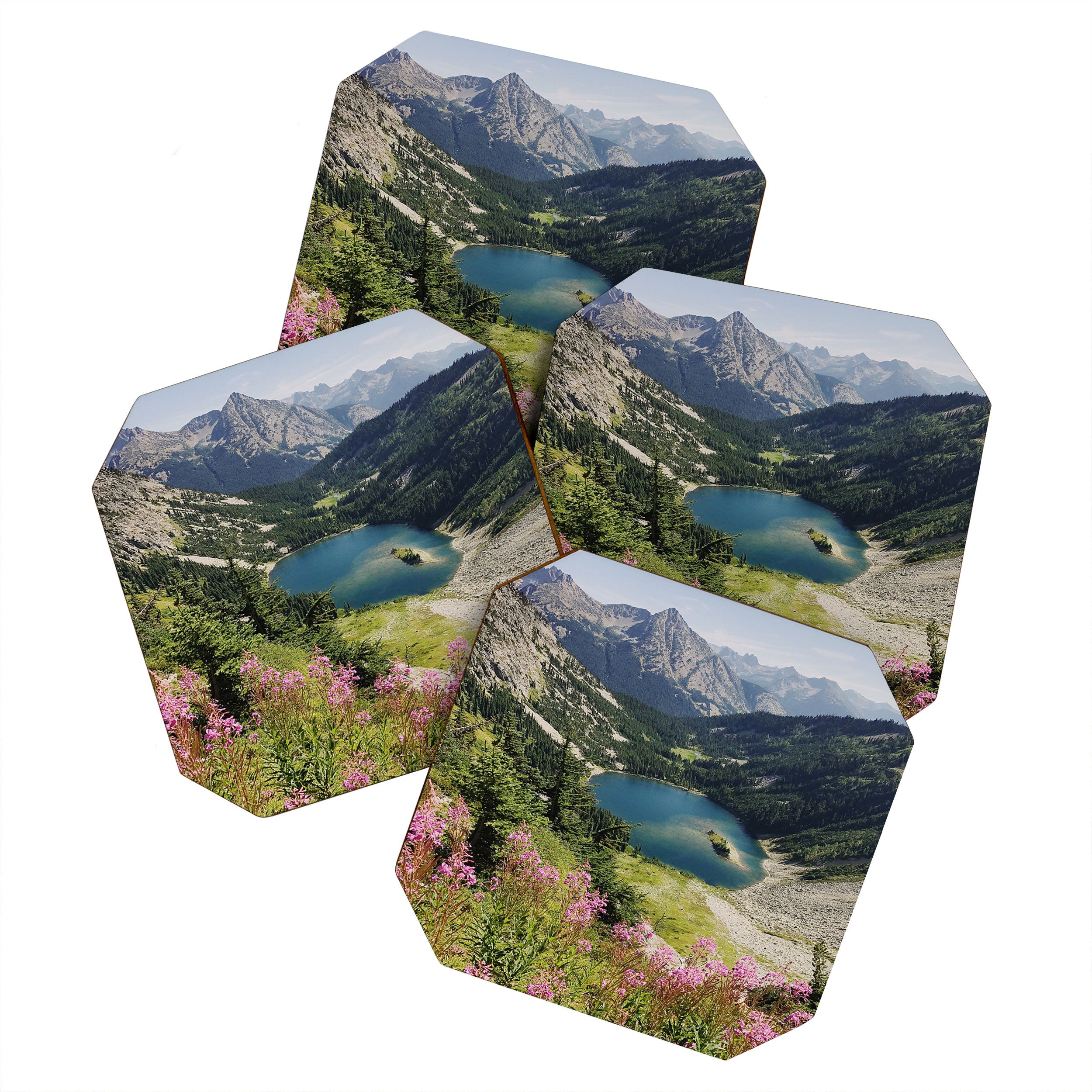 Cascade Summer Wildflowers Coaster Gallery Image 1