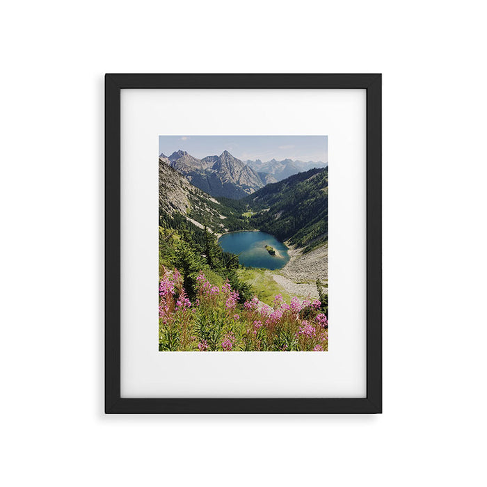 Cascade Summer Wildflowers Framed Art Print Gallery Image 1