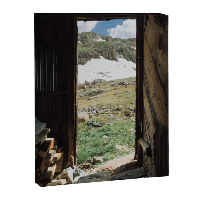 Colorado Mountain Cabin Canvas Print Gallery Image 1