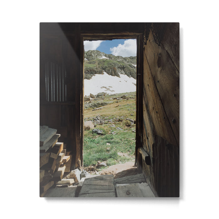 Colorado Mountain Cabin Metal Print Gallery Image 1