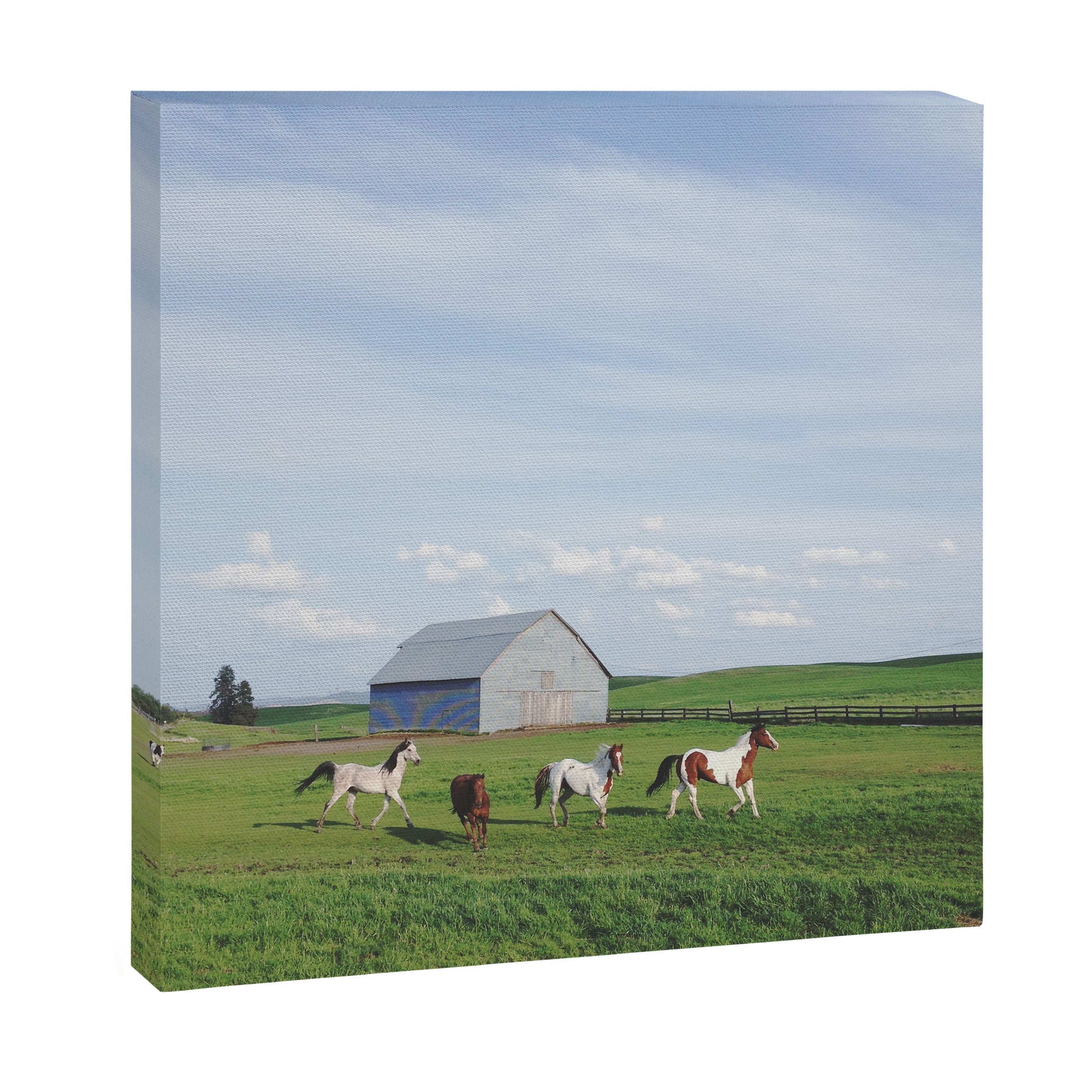 Farm Horses Canvas Print Gallery Image 3