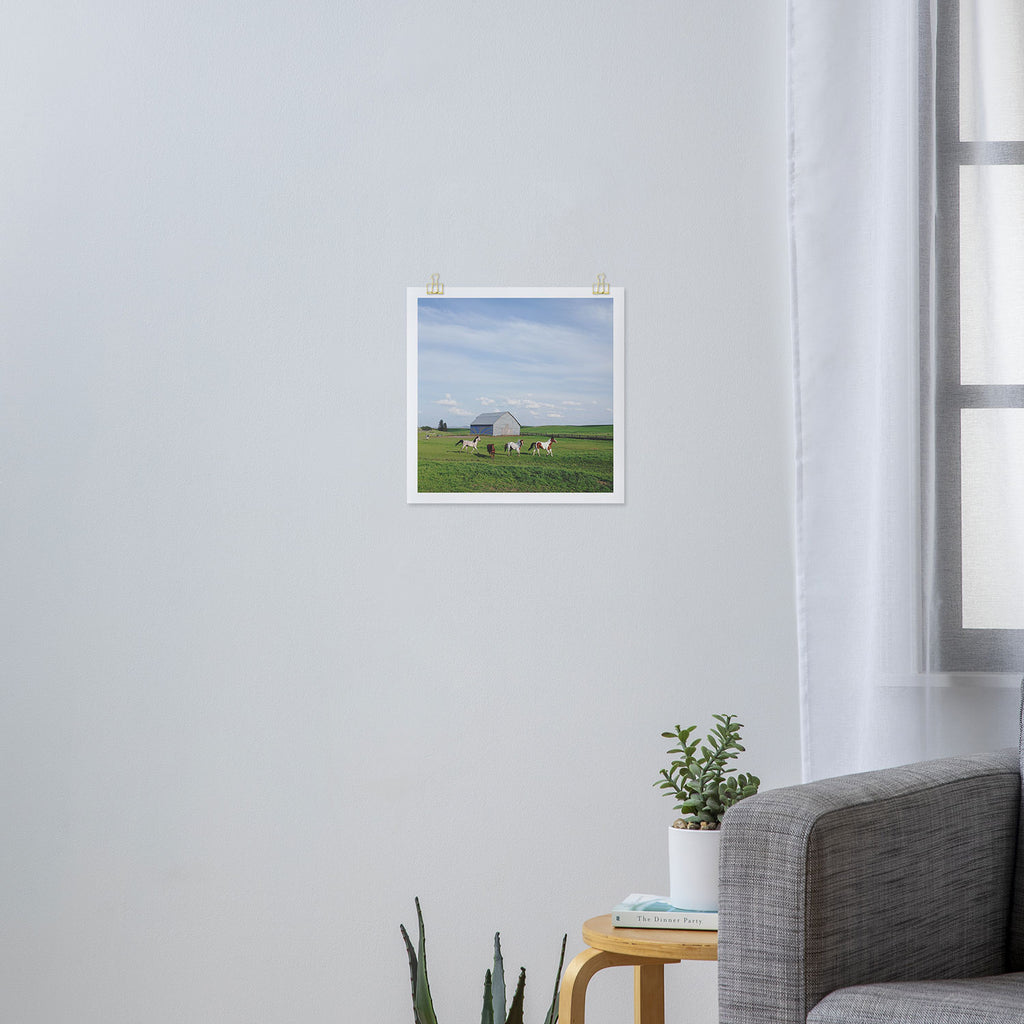 Farm Horses Art Print Gallery Image 3