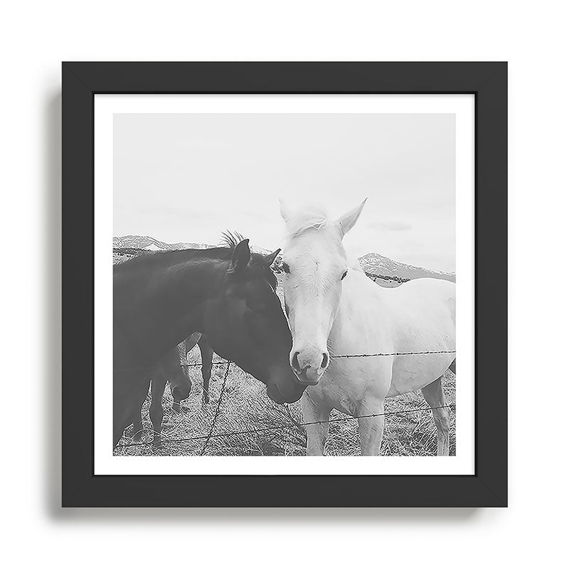 Horse Pair Framed Art Print Gallery Image 1