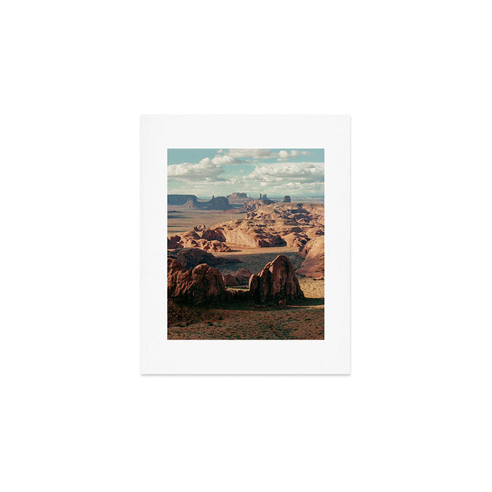 Monument Valley Overview Art Print Gallery Image 1