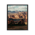 Monument Valley Overview Framed Canvas Print Gallery Image 6