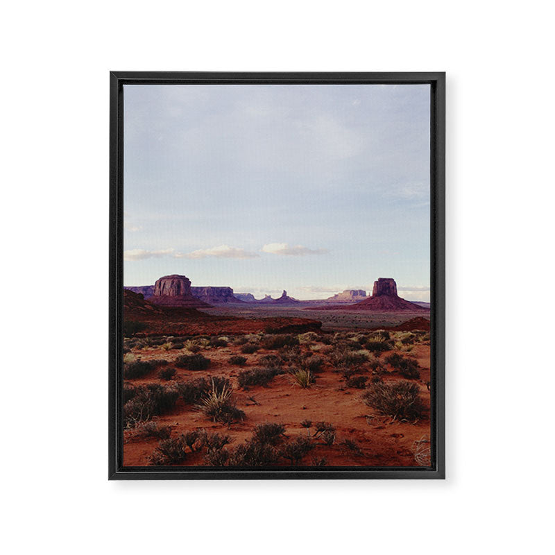 Monument Valley View Framed Canvas Print Gallery Image 6