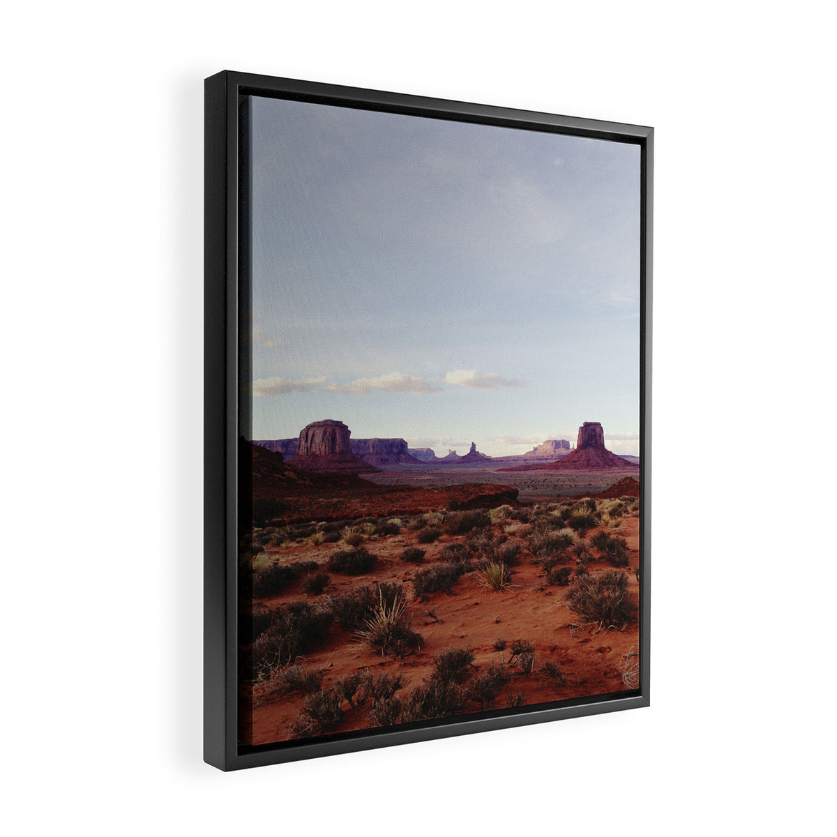 Monument Valley View Framed Canvas Print Gallery Image 2