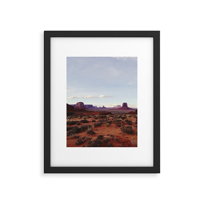 Monument Valley View Framed Art Print Gallery Image 1