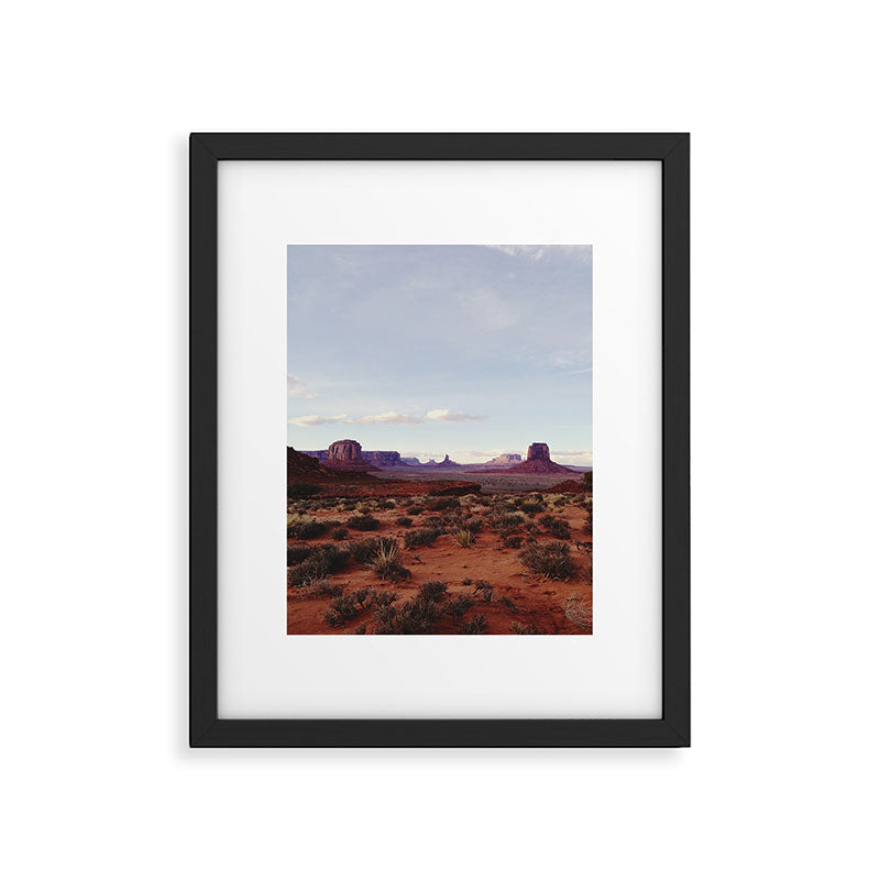 Monument Valley View Framed Art Print Gallery Image 4