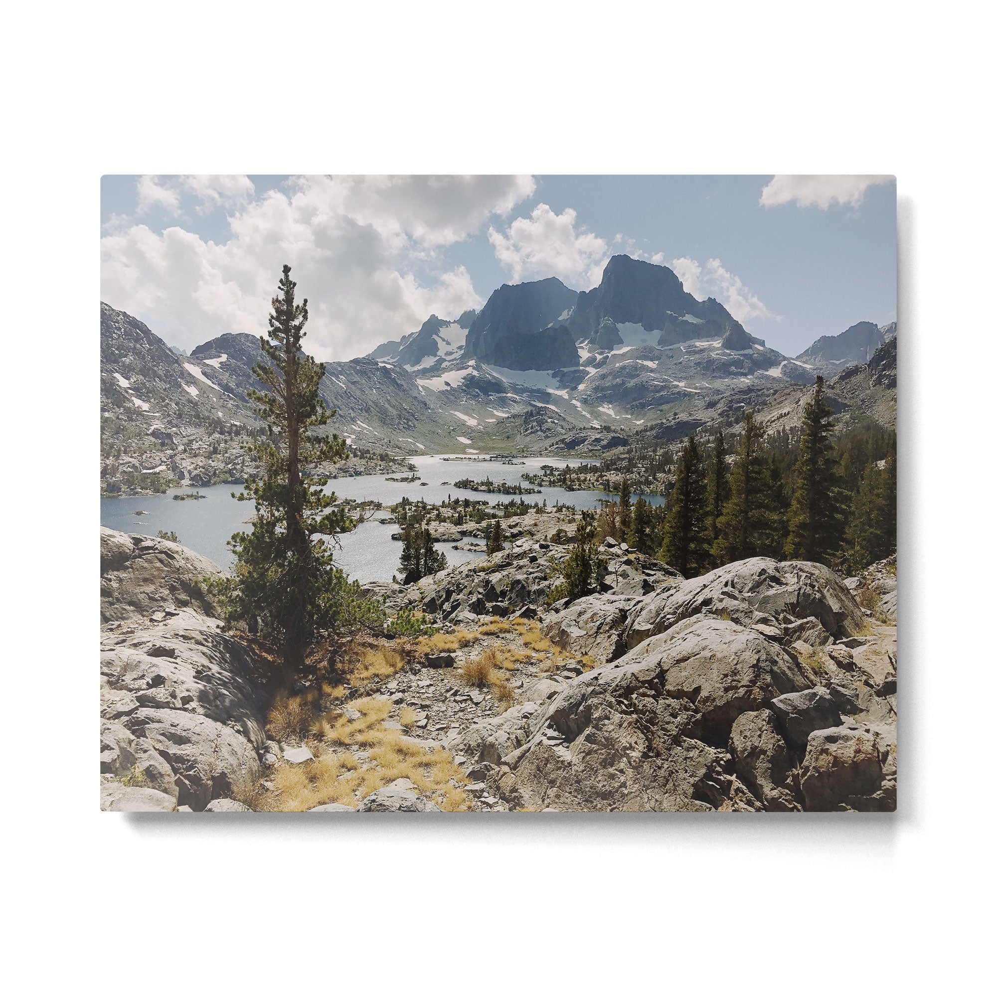 Partly Cloudy Afternoon in the Eastern Sierra Metal Print Gallery Image 4