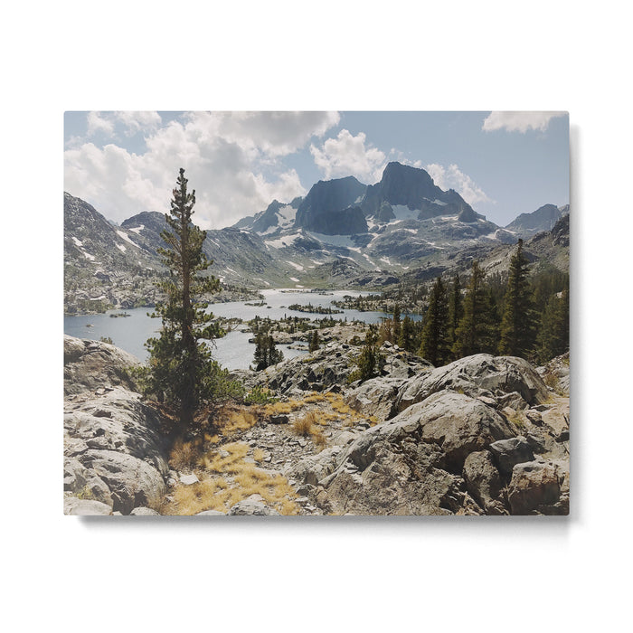 Partly Cloudy Afternoon in the Eastern Sierra Metal Print Gallery Image 1