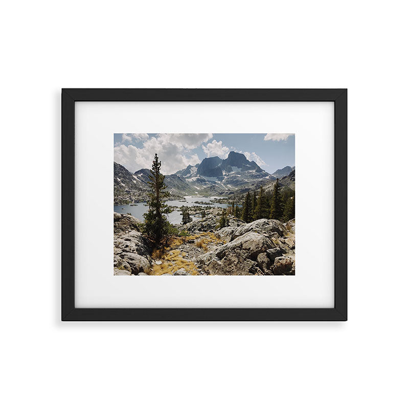 Partly Cloudy Afternoon in the Eastern Sierra Framed Art Print Gallery Image 5
