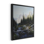 Rocky Mountain Creek Framed Canvas Print Gallery Image 2