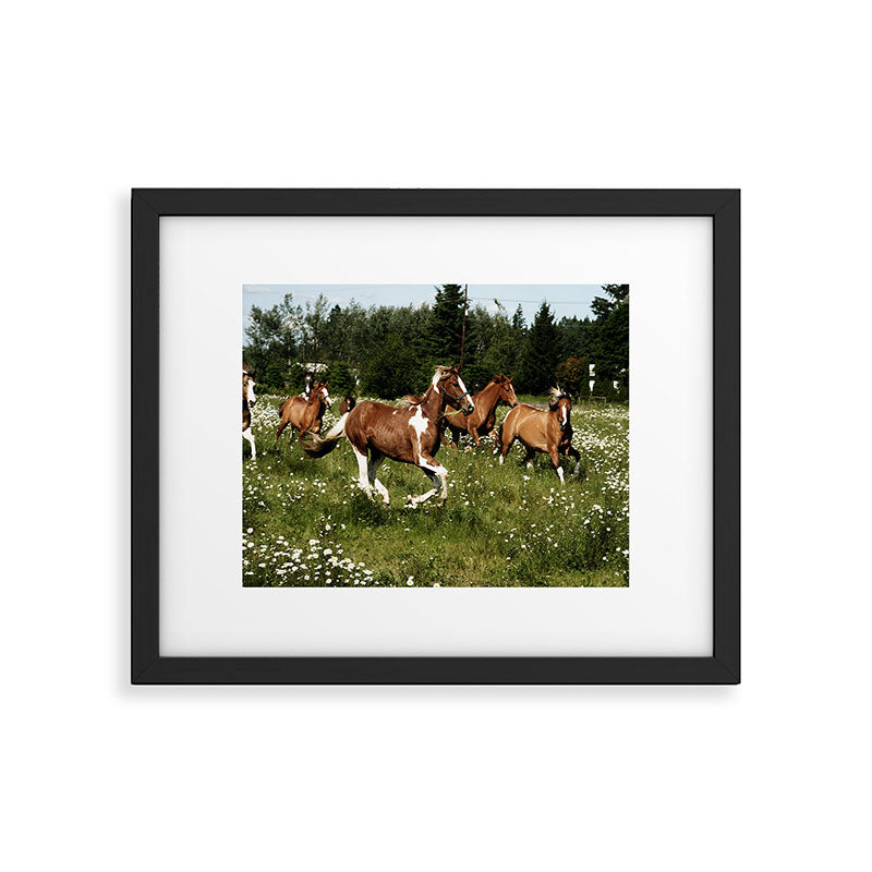 Spring Horse Run Framed Art Print Gallery Image 5