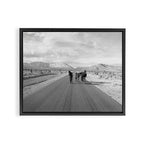 Spring Mountain Wild Horses Framed Canvas Print Gallery Image 12