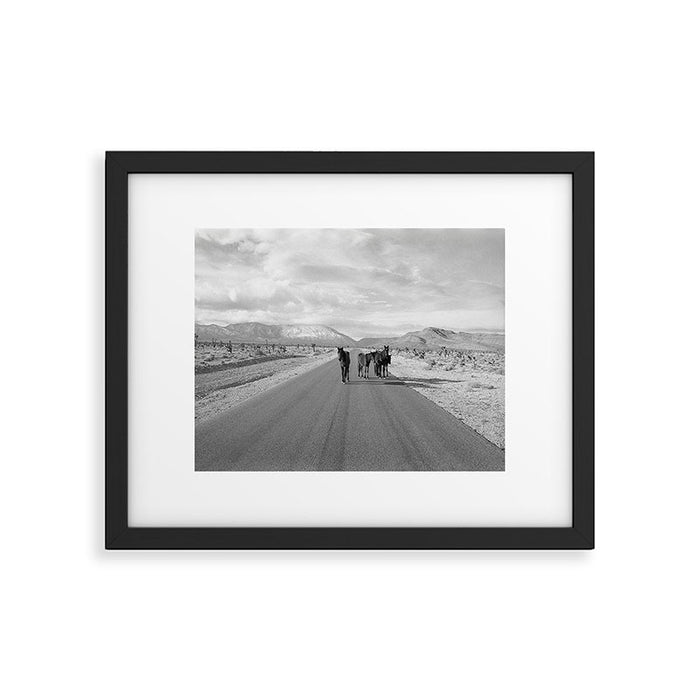 Spring Mountain Wild Horses Framed Art Print Gallery Image 1