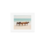 Summer Beach Horses Art Print Gallery Image 1