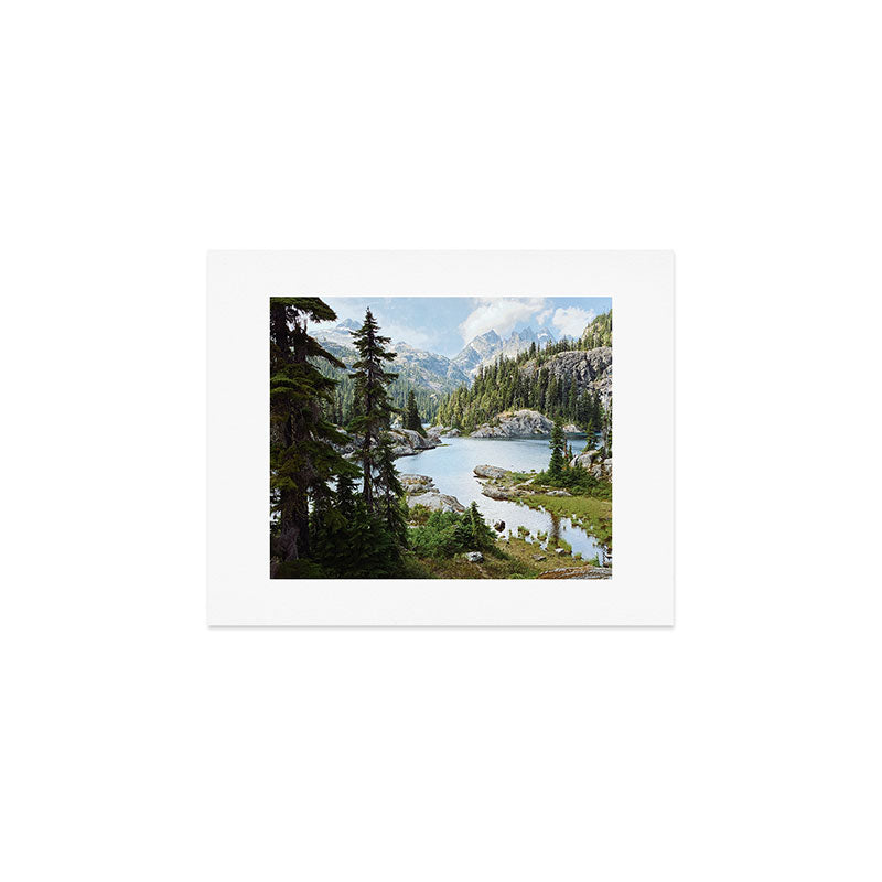 Summer in the Cascades Art Print Gallery Image 1