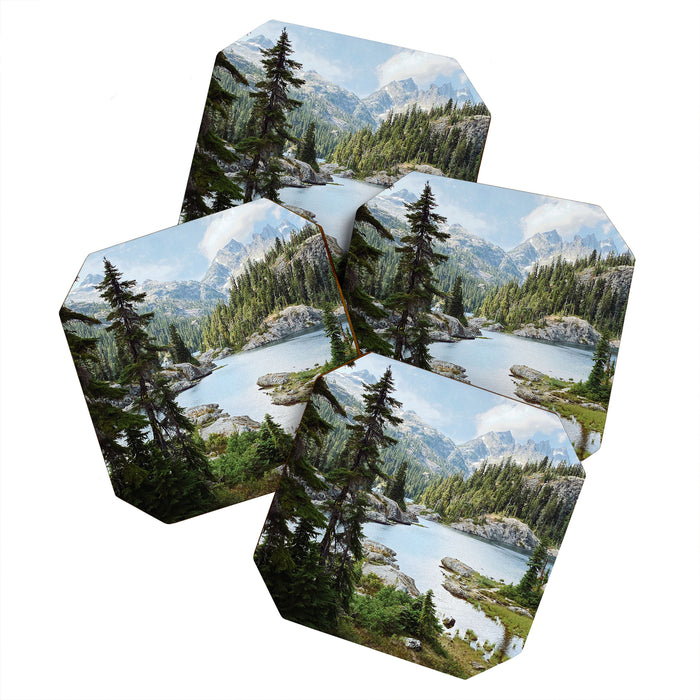 Summer in the Cascades Coaster Gallery Image 1