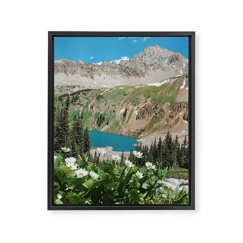 The Blue Lakes of Colorado Framed Canvas Print Gallery Image 6