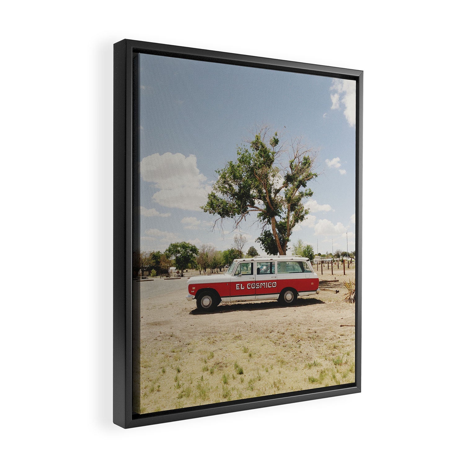 The El Cosmico Framed Canvas Print Gallery Image 2