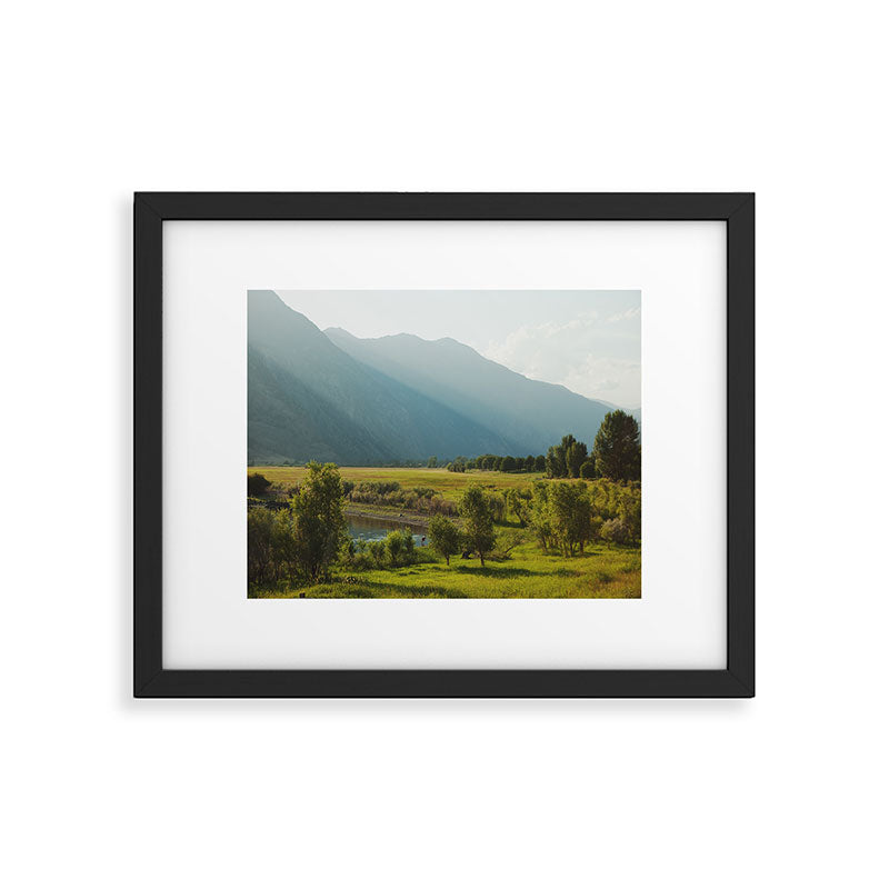 Wading Deer Framed Art Print Gallery Image 5
