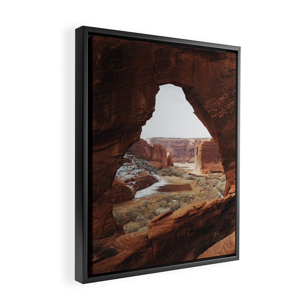 Window Rock Framed Canvas Print Gallery Image 2