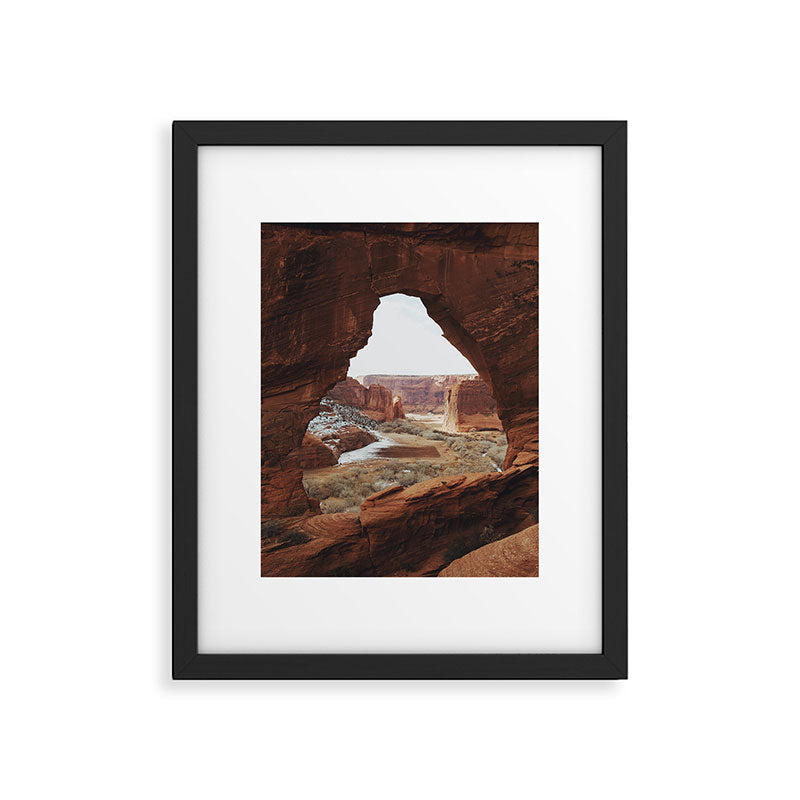 Window Rock Framed Art Print Gallery Image 1