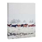Winter Horse Herd Canvas Print Gallery Image 6