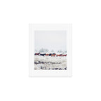Winter Horse Herd Art Print Gallery Image 1