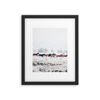 Winter Horse Herd Framed Art Print Gallery Image 5