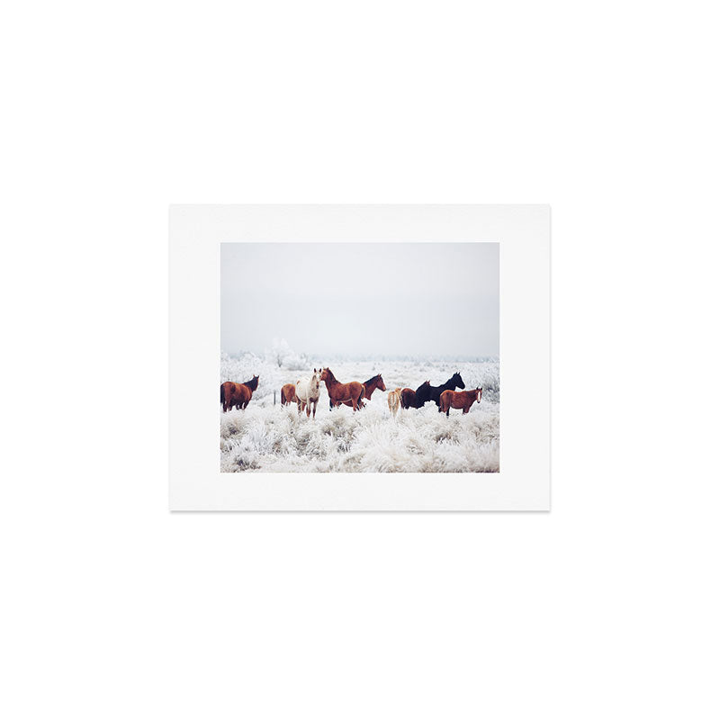 Winter Horseland Art Print Gallery Image 1