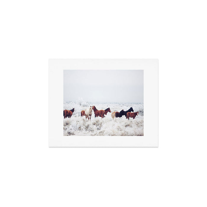 Winter Horseland Art Print Gallery Image 1