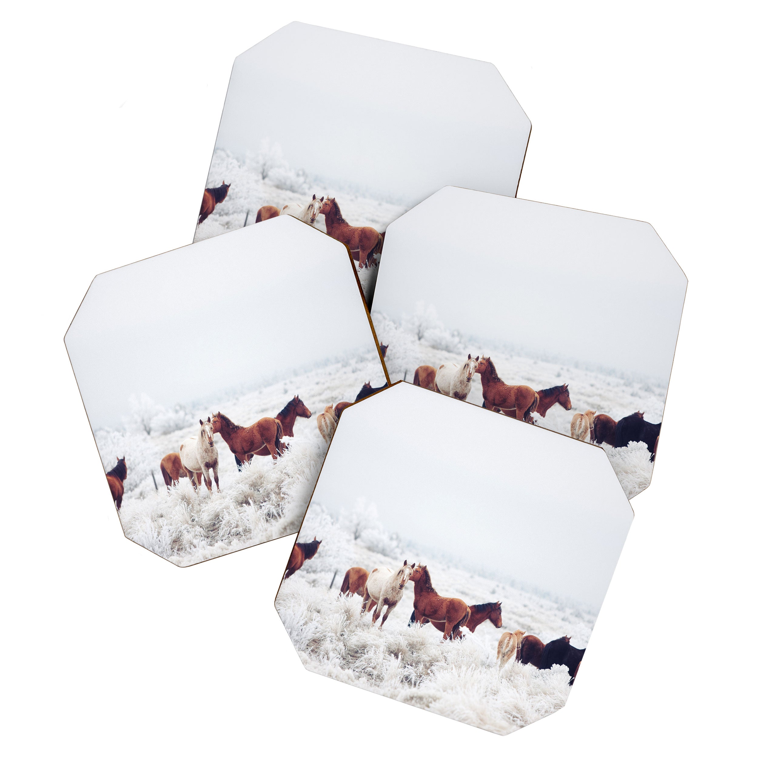 Winter Horseland Coaster Gallery Image 1
