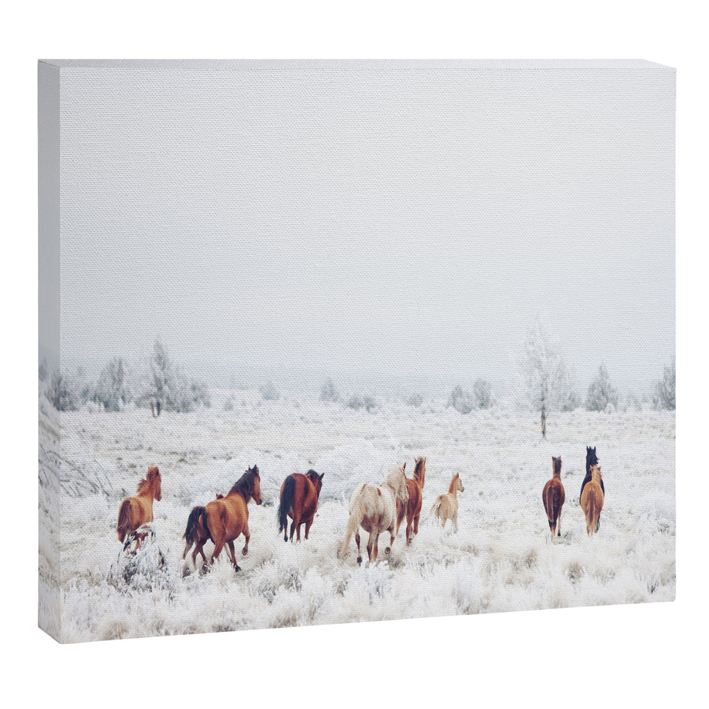 Winter Horses Canvas Print Gallery Image 6