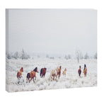 Winter Horses Canvas Print Gallery Image 6