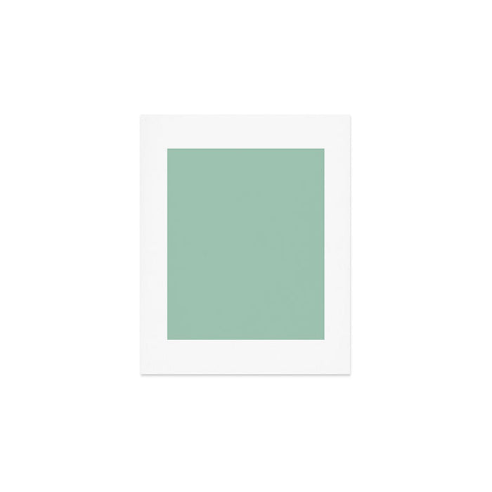 1950s Mint Green Solid Art Print Gallery Image 1