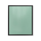 1950s Mint Green Solid Framed Canvas Print Gallery Image 8