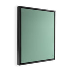 1950s Mint Green Solid Framed Canvas Print Gallery Image 2