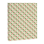 Atomic Christmas Mid Century Modern Stars Retro Xmas Red Green and Cream Small Pattern Canvas Print Gallery Image 8