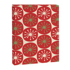 Atomic Dots Retro Mid-century Christmas Pattern in Light Olive Green, Red, and Cream Canvas Print Gallery Image 8