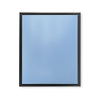 Baby Blue Solid Color Framed Canvas Print Gallery Image 8