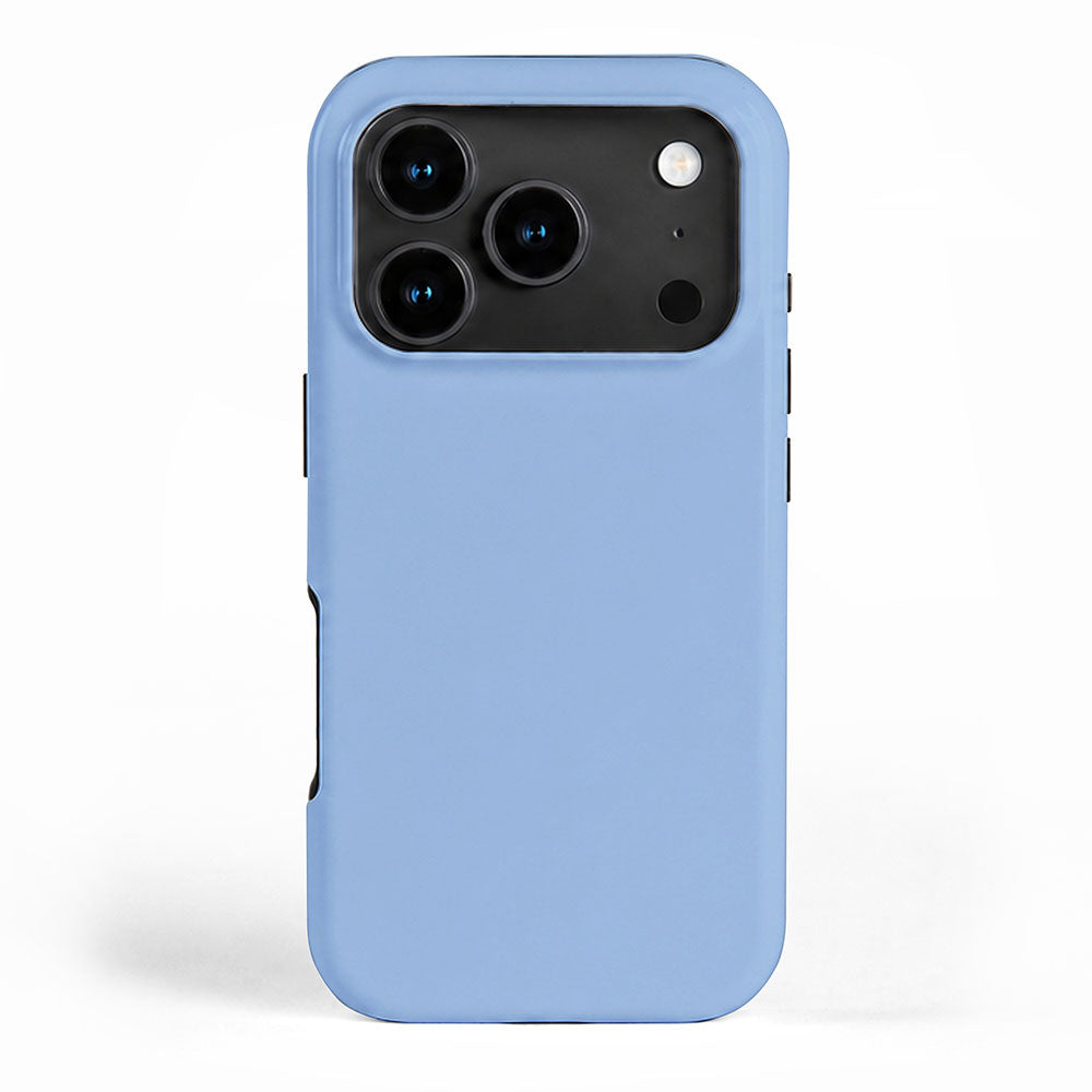 Baby Blue Solid Color iPhone Case Gallery Image 1