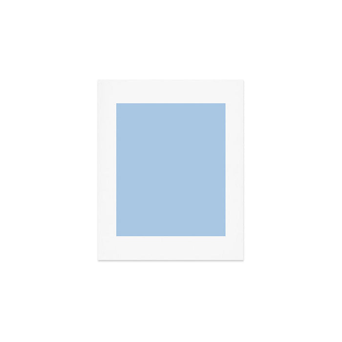 Baby Blue Solid Soft Pastel Color Art Print Gallery Image 1