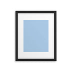 Baby Blue Solid Soft Pastel Color Framed Art Print Gallery Image 6
