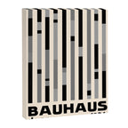 Bauhaus Dessau 1931 Modernist Homage Black Gray Cream Canvas Print Gallery Image 6
