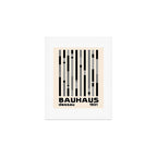 Bauhaus Dessau 1931 Modernist Homage Black Gray Cream Art Print Gallery Image 1