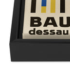 Bauhaus Dessau 1931 Modernist Minimal Homage Framed Canvas Print Gallery Image 3